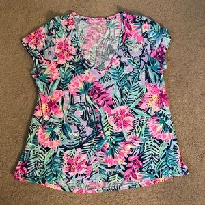 Lilly Pulitzer Floral Tee